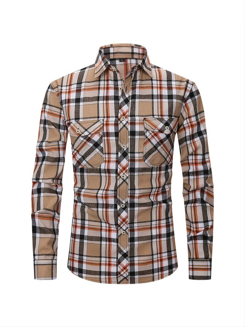 Gabriel - Stijlvol overhemd met lange mouwen voor mannen