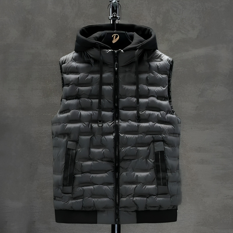 Hooded wintergilet voor mannen
