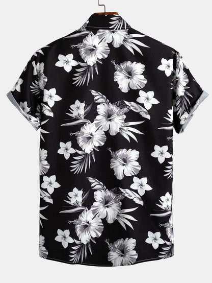Tropisch Overhemd met Bloemenprint