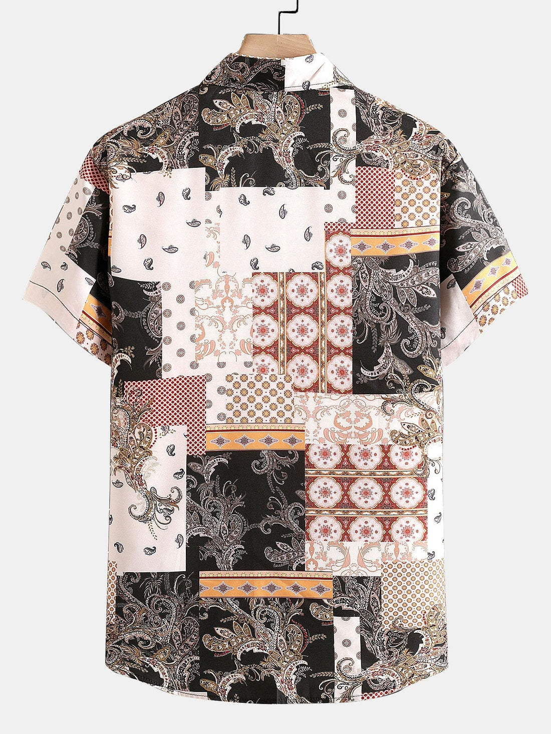 Paisley barok sjaal print Button Up overhemd