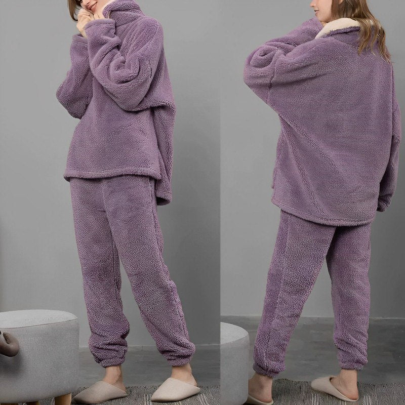 NALA - Pyjamaset van fleece voor dames